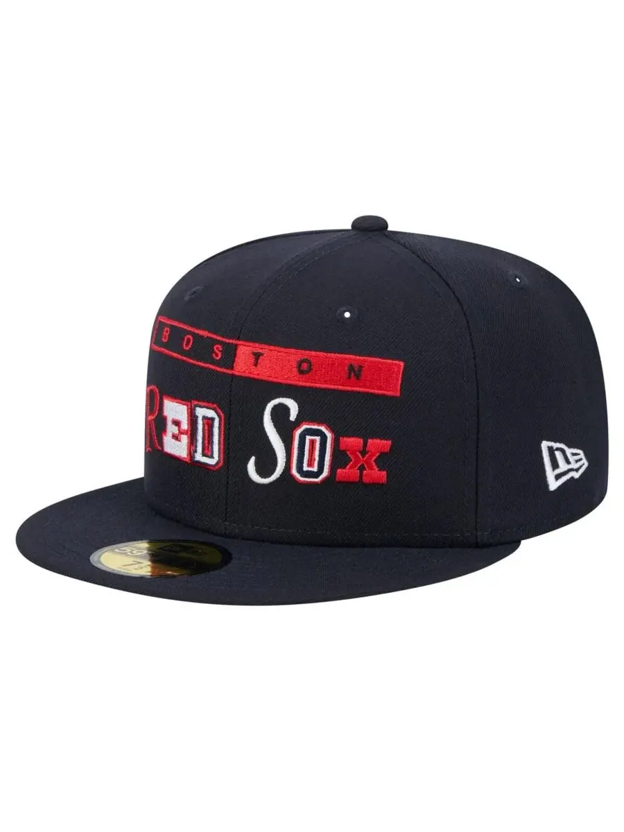 New Era Мужская темно-синяя бейсболка Boston Red Sox Ransom 59FIFTY