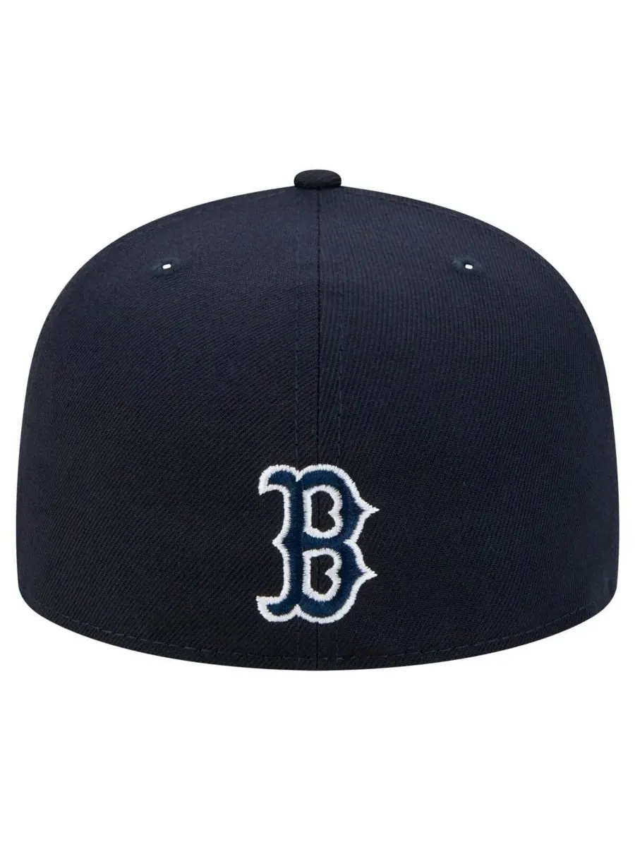 New Era Мужская темно-синяя бейсболка Boston Red Sox Ransom 59FIFTY — изображение 3 из 5, темно-синий
