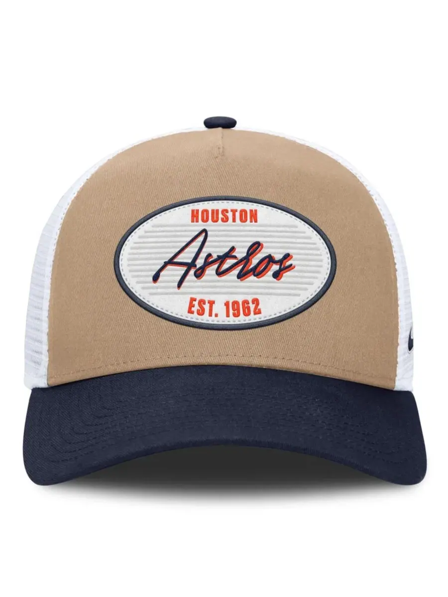 Кепка-тракер с принтом, модель Rise A-Frame Trucker Nike — изображение 2 из 4, хаки темно-синий