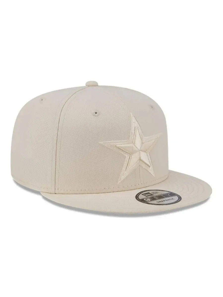 Кепка-снэпбек с вышитым логотипом Dallas Cowboys New Era — изображение 3 из 5, бежевый