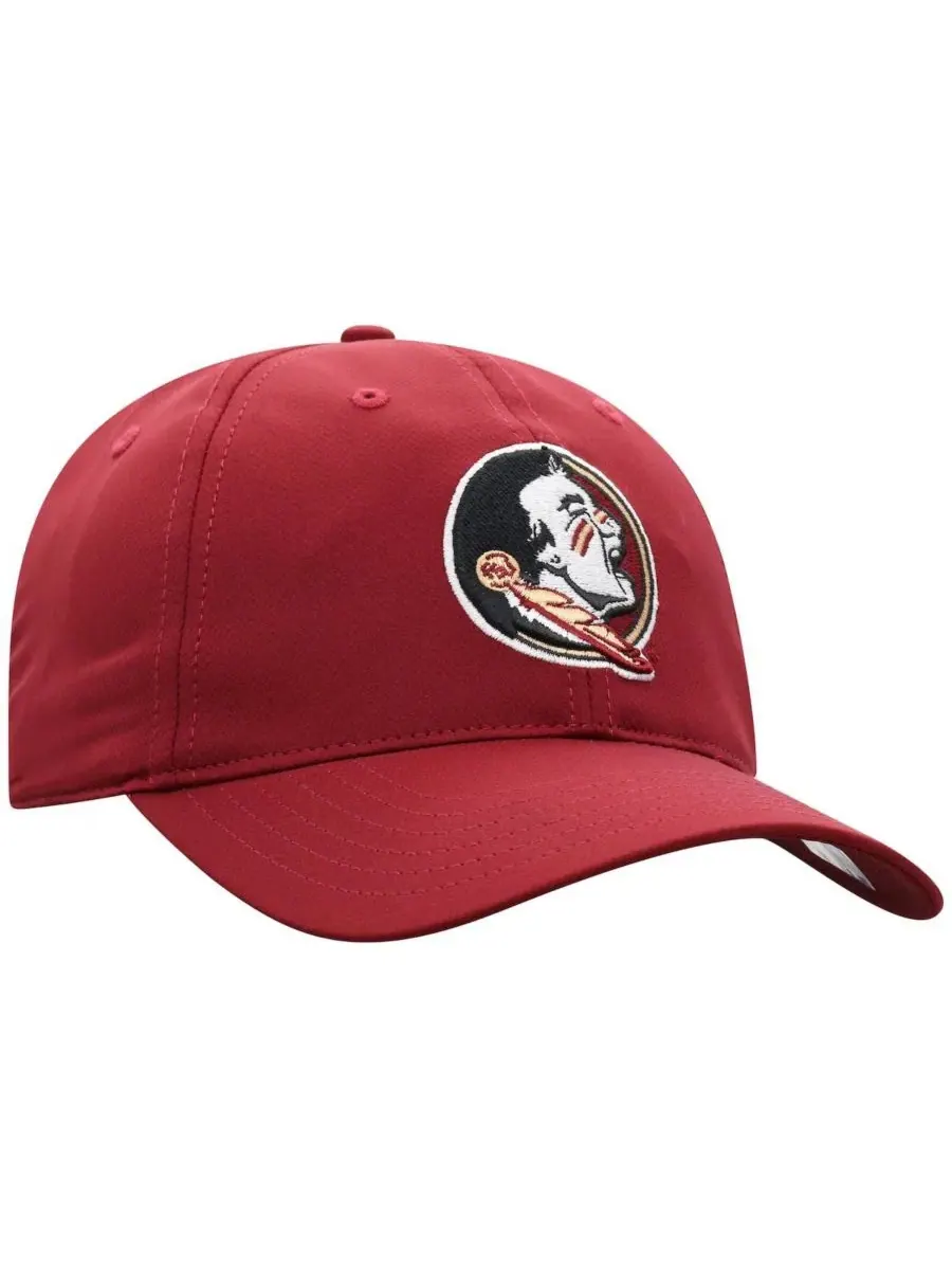Бейсболка с вышитым логотипом Florida State Seminoles, Garnet Top of the World — изображение 2 из 4, гранат