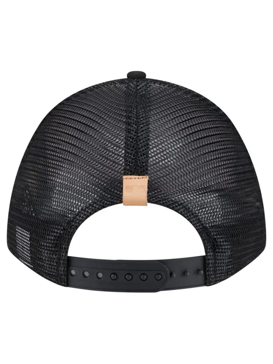 Кепка-тракер с принтом Text A-Frame Trucker 9FORTY New Era — изображение 5 из 5, черный