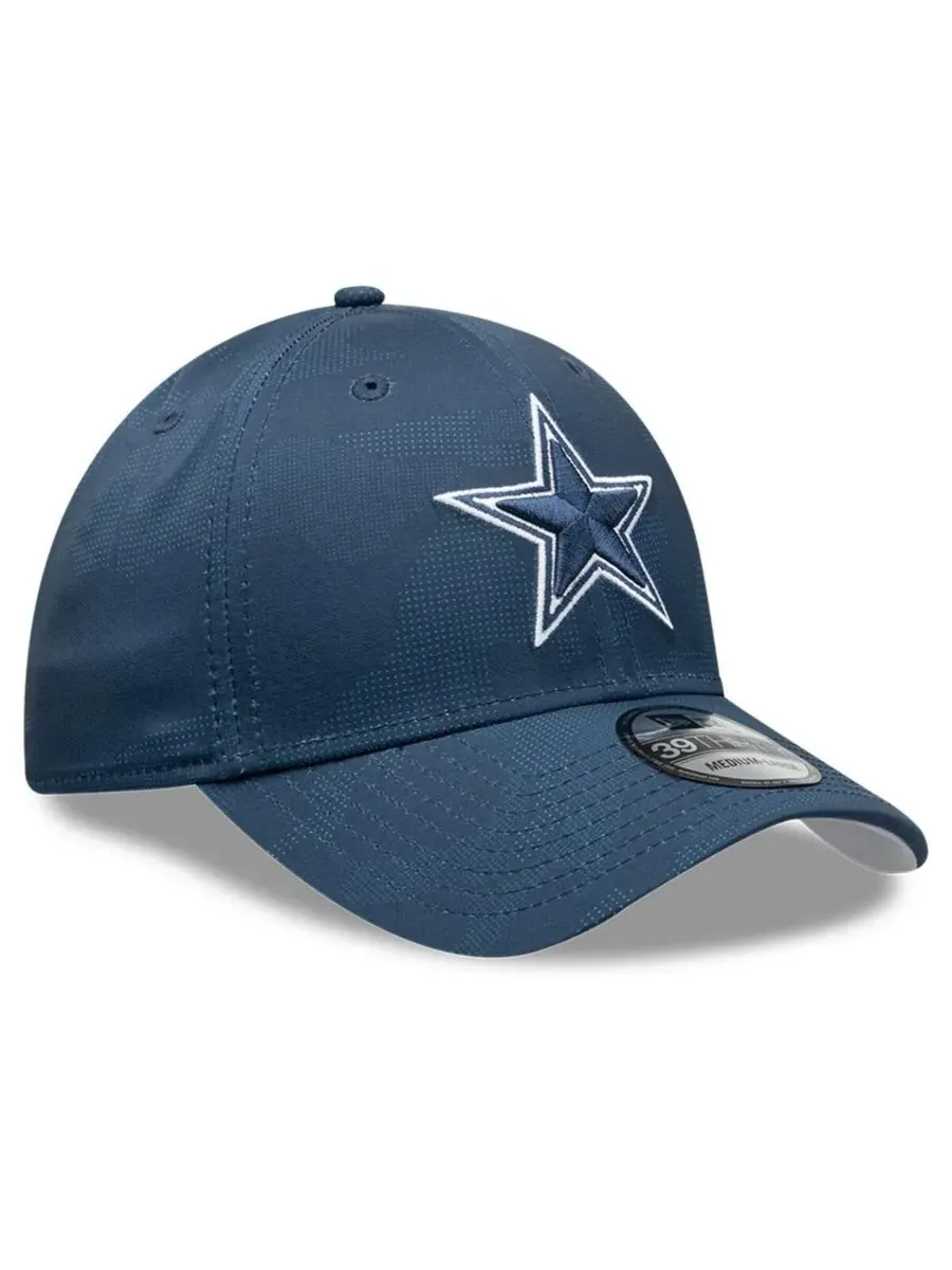 New Era Мужская кепка Dallas Cowboys 39THIRTY Flex темно-синего цвета в камуфляжной расцветке — изображение 4 из 4