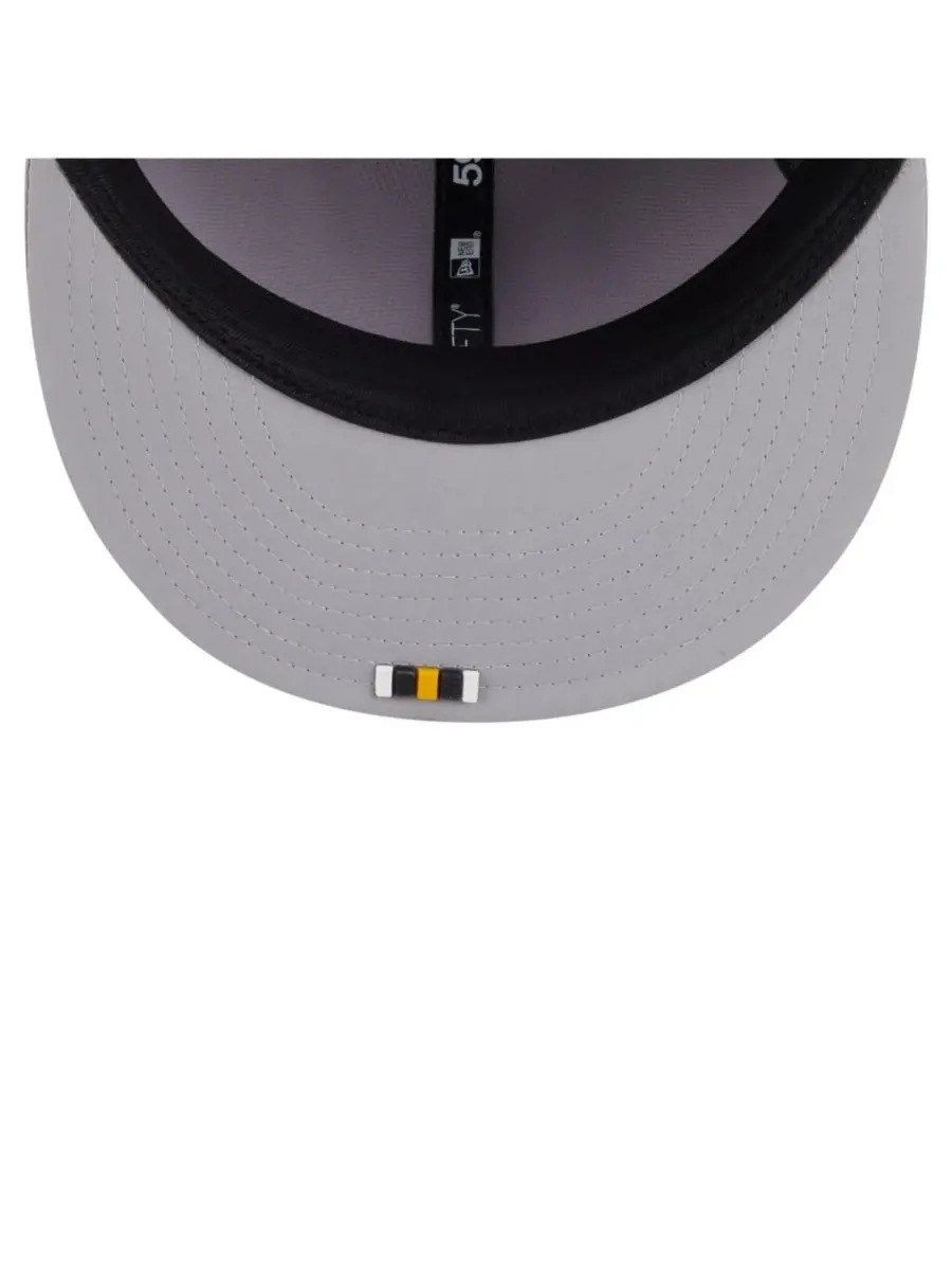 New Era Мужская серая бейсболка Pittsburgh Steelers 2025 Sideline 59FIFTY — изображение 2 из 5, серый