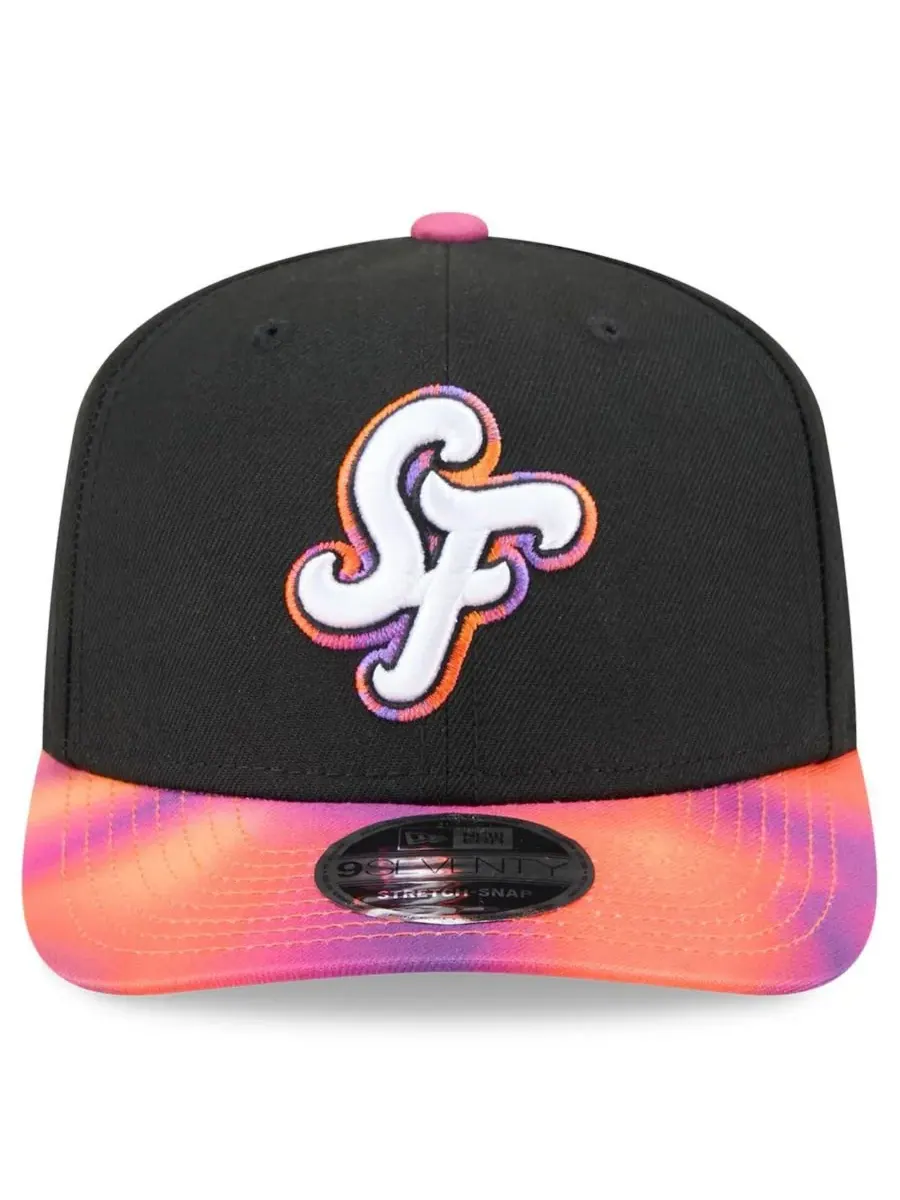 New Era Мужская регулируемая бейсболка San Francisco Giants 2025 City Connect 9SEVENTY — изображение 2 из 5, черный оранжевый