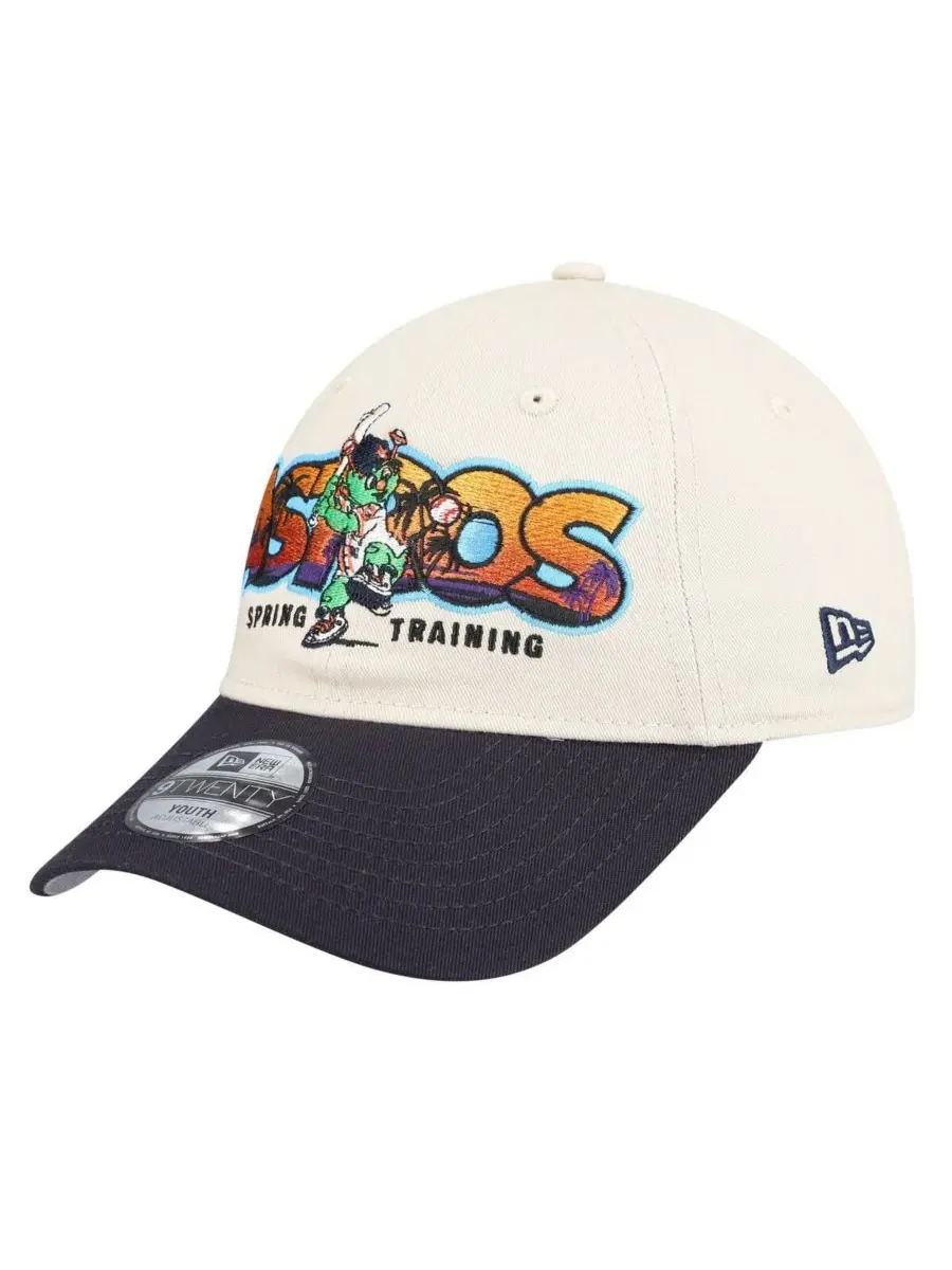 Детская бейсболка Big Boys and Girls Stone/Navy Houston Astros 2026 Spring Training Fan Pack Batter — изображение 3 из 4