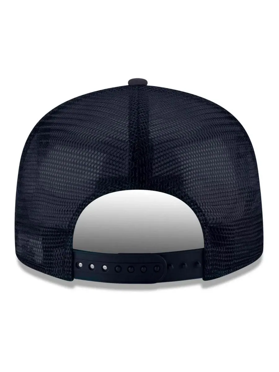 Мужская темно-синяя кепка Denver Nuggets Core Logo Meshback 9FIFTY Snapback New Era — изображение 2 из 4, темно-синий