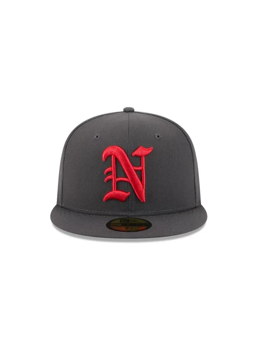 Мужская серая кепка Norfolk Tides Theme Nights 59FIFTY New Era — изображение 2 из 4, серый