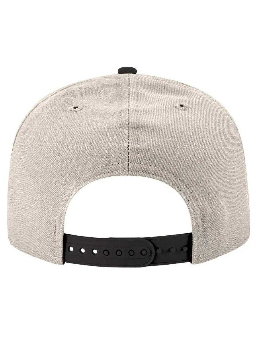 New Era Мужская кремово-голубая кепка Detroit Lions City Originals 9FIFTY Snapback — изображение 3 из 4, кремовый черный