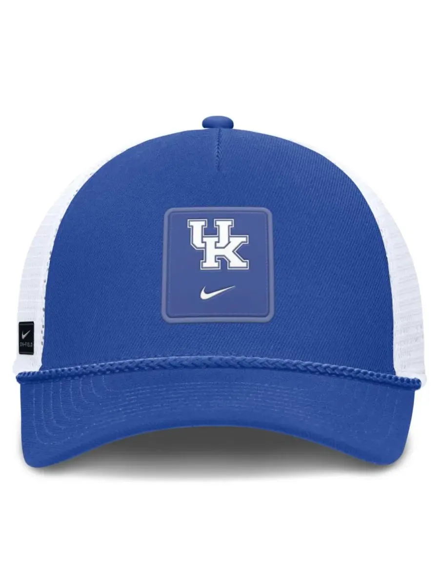 Кепка-тракер с веревочным декором Game Day Rope Trucker Nike — изображение 4 из 4, королевский