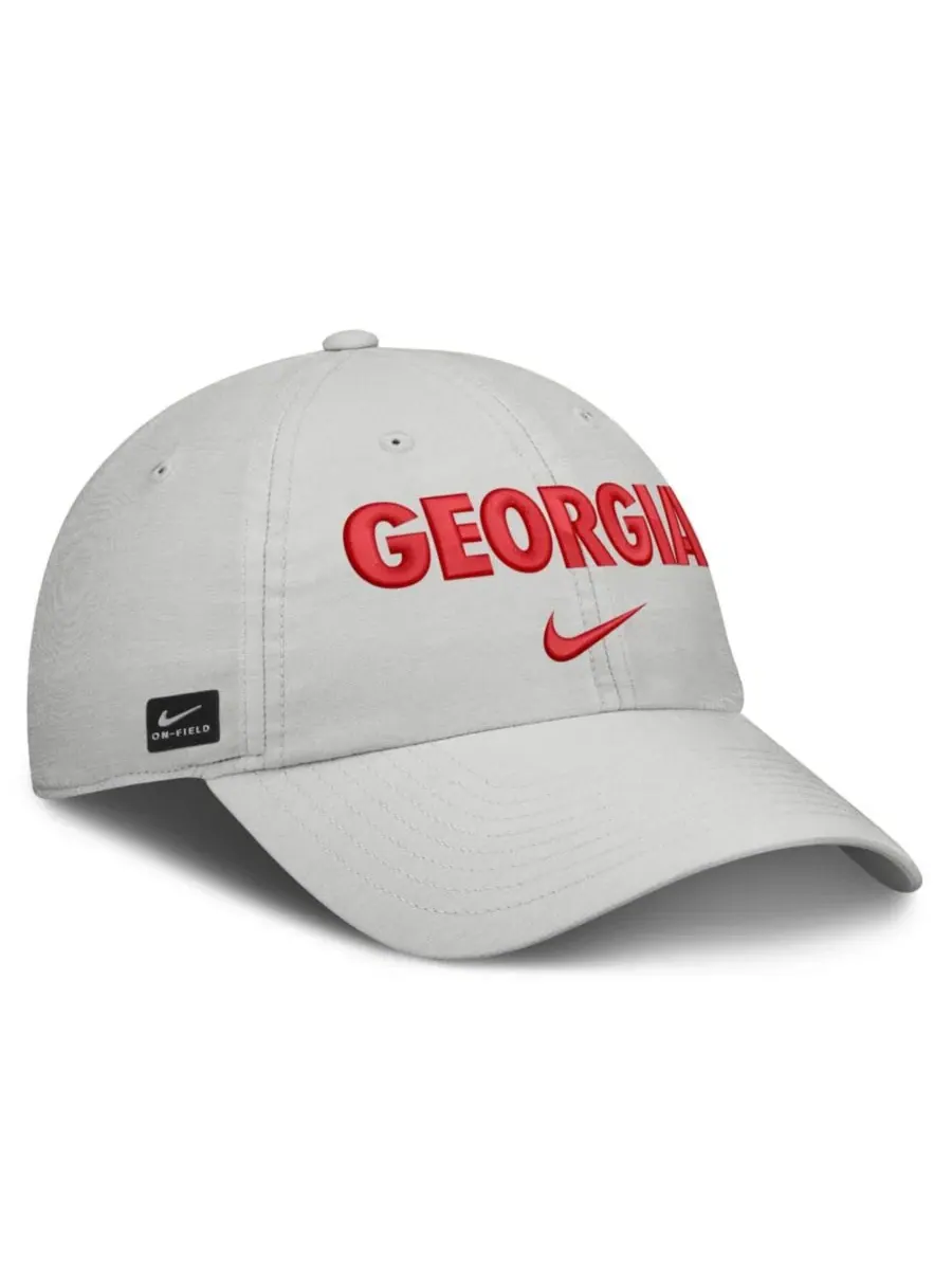 Кепка Nike с вышивкой Georgia Bulldogs — изображение 3 из 4, серый