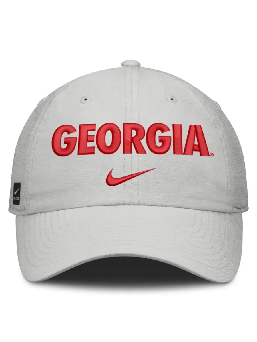 Кепка Nike с вышивкой Georgia Bulldogs — изображение 4 из 4, серый