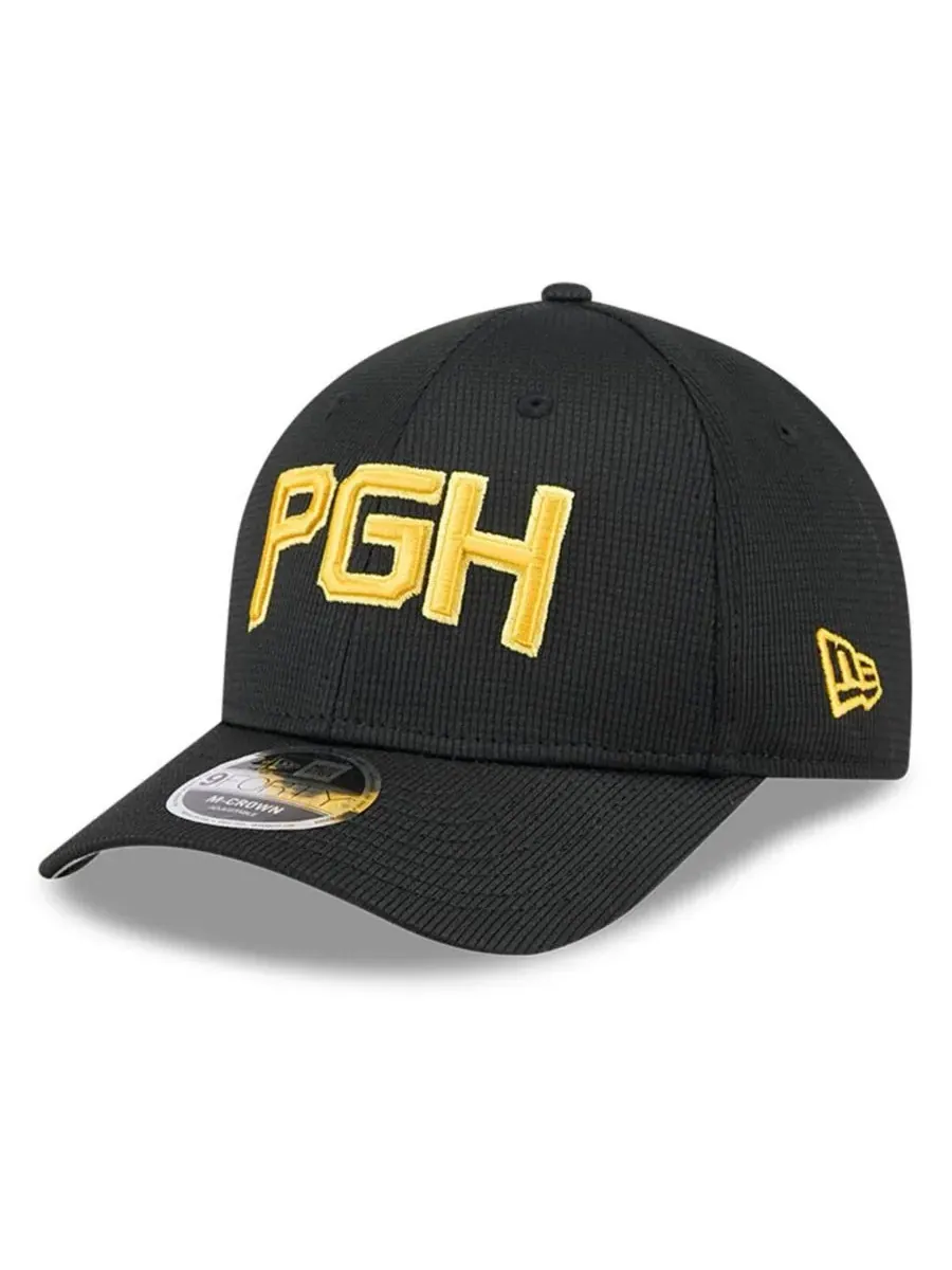 New Era Мужская черная бейсболка Pittsburgh Pirates City Connect Batting Practice 9FORTY с