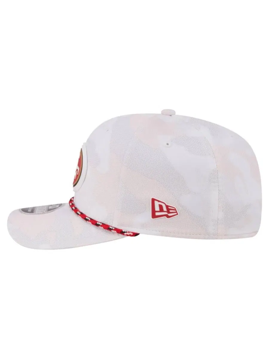 Кепка с принтом San Francisco 49ers Camo Rope 9SEVENTY New Era — изображение 4 из 5, белый
