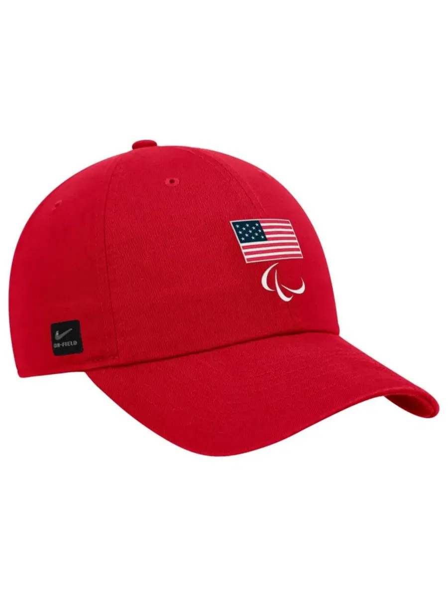 Кепка Nike U.S. Paralympics Crest Logo Club — изображение 3 из 3, красный