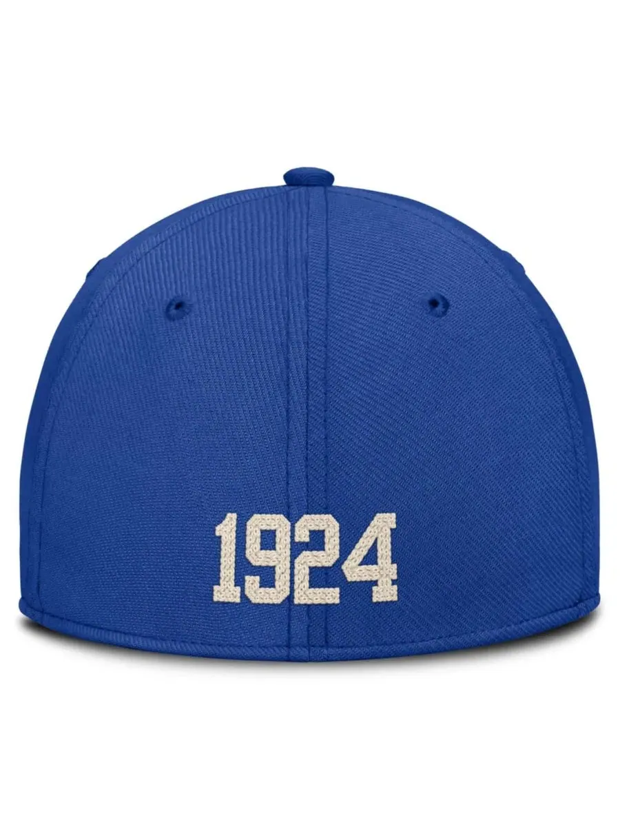 Кепка Nike Campus Prep Chained Arched Swooshflex Flex — изображение 4 из 4, королевский