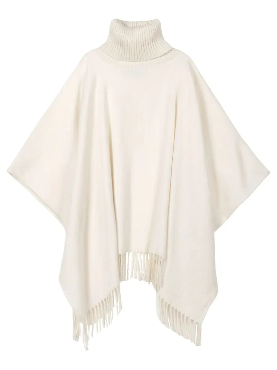Руана с вязаным воротником Woven Knit Collar Ruana Lauren Ralph Lauren
