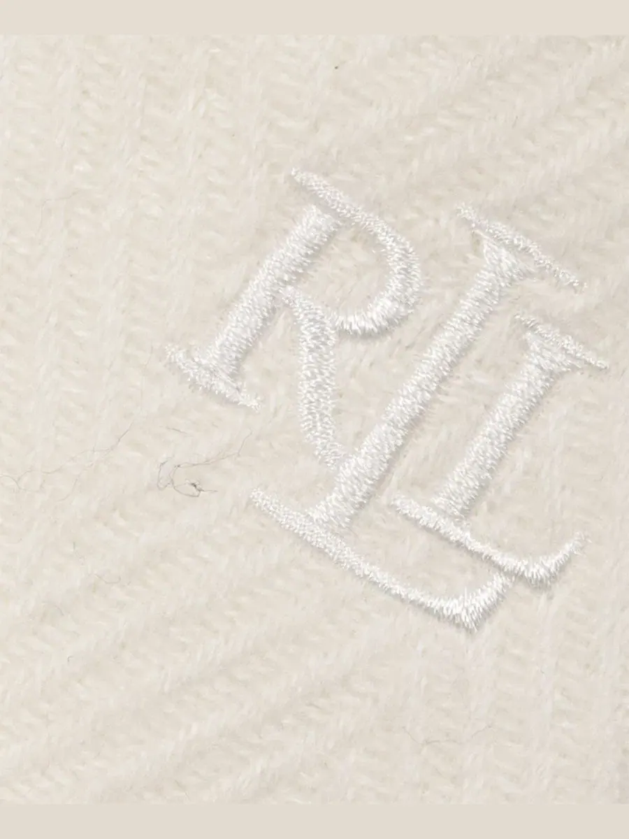 Руана с вязаным воротником Woven Knit Collar Ruana Lauren Ralph Lauren — изображение 3 из 4, бежевый