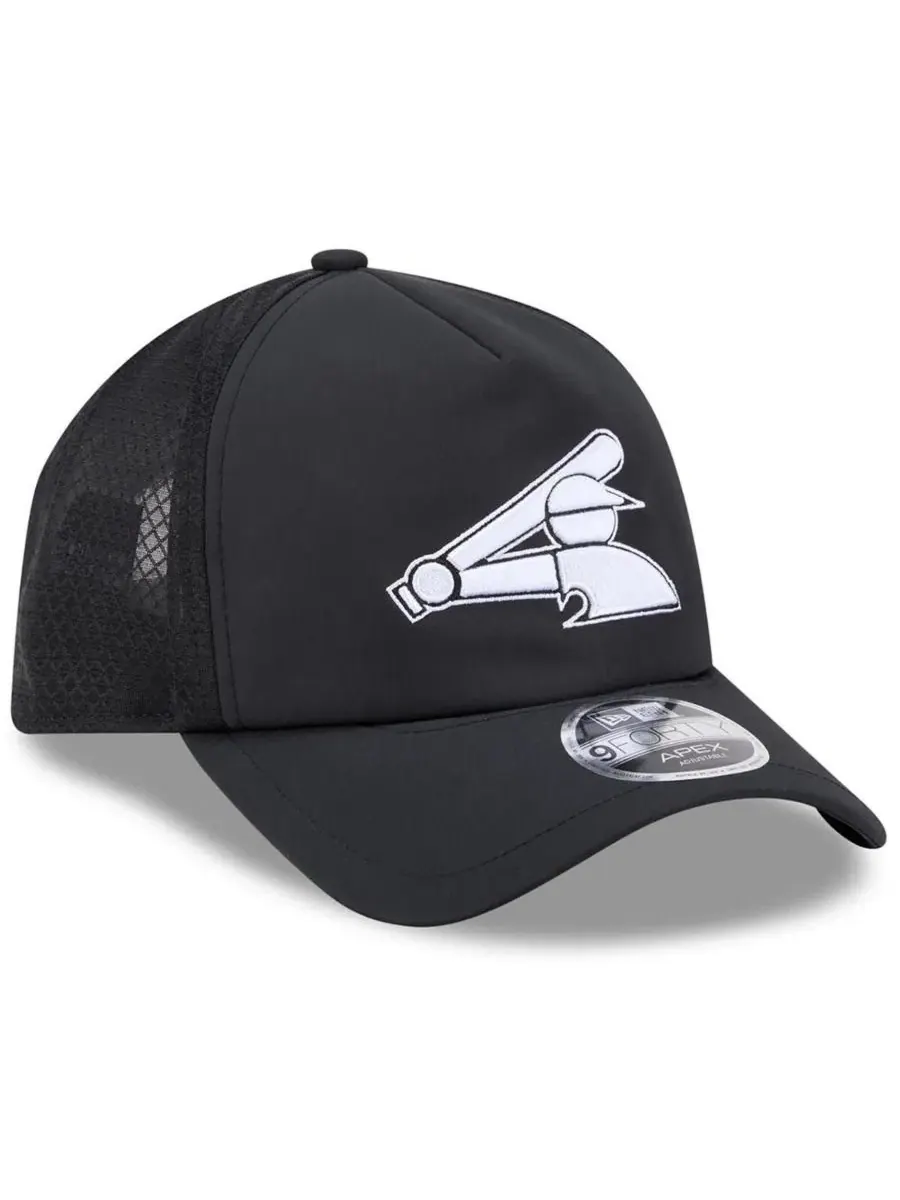 Бейсболка New Era с вышитым логотипом Chicago White Sox — изображение 3 из 4, черный