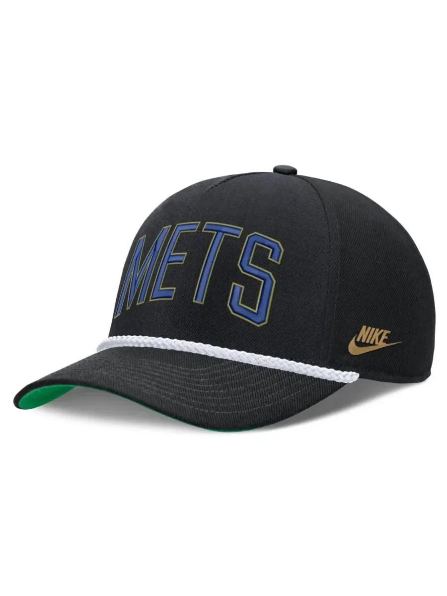 Кепка Nike New York Mets Cooperstown Collection Rise — изображение 3 из 5, черный зеленый