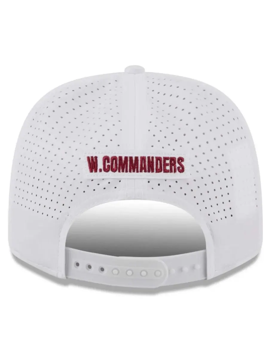 Кепка с вышивкой Washington Commanders, модель Name Plate 9SEVENTY New Era — изображение 3 из 5, белый