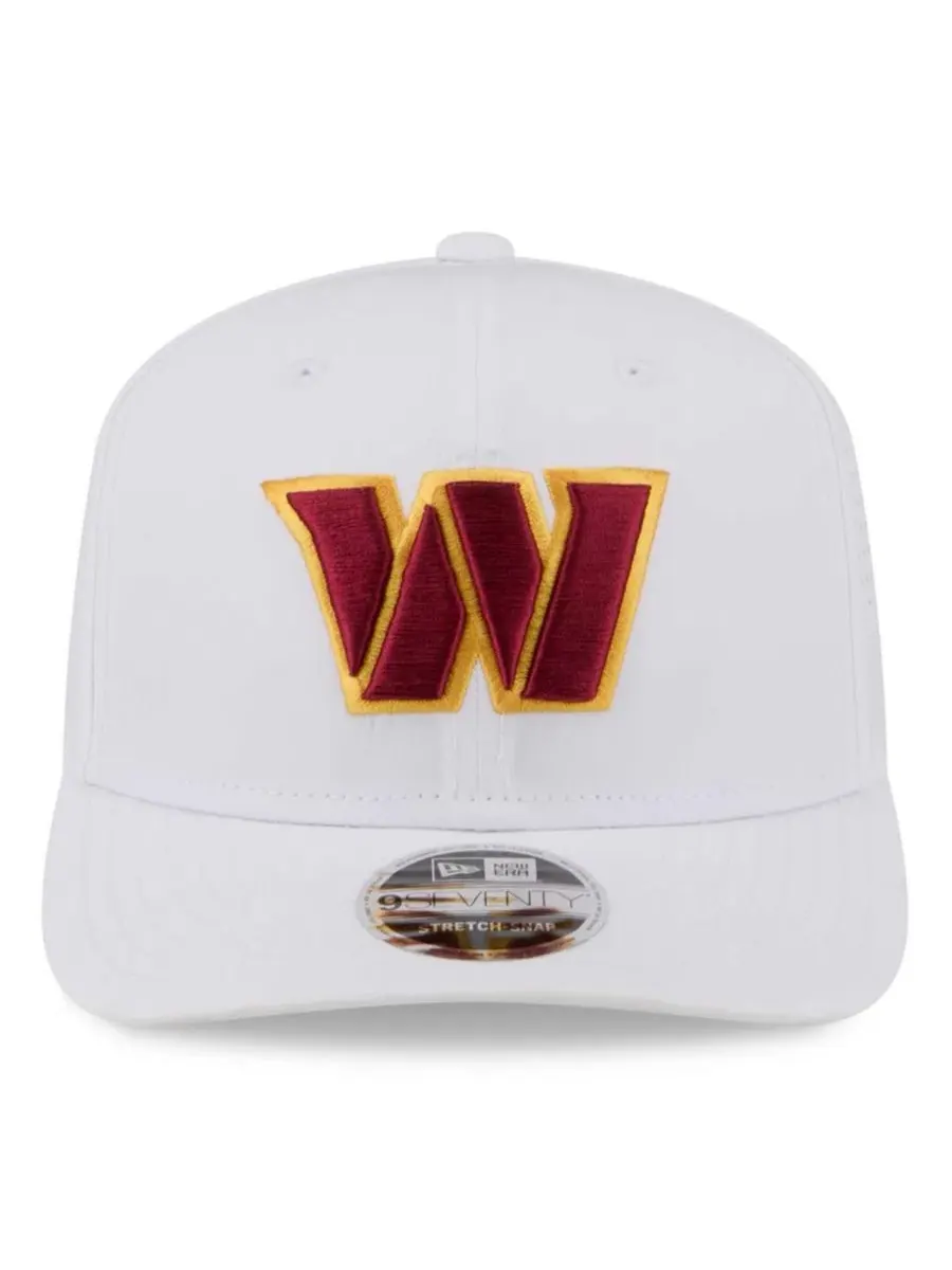 Кепка с вышивкой Washington Commanders, модель Name Plate 9SEVENTY New Era — изображение 5 из 5, белый