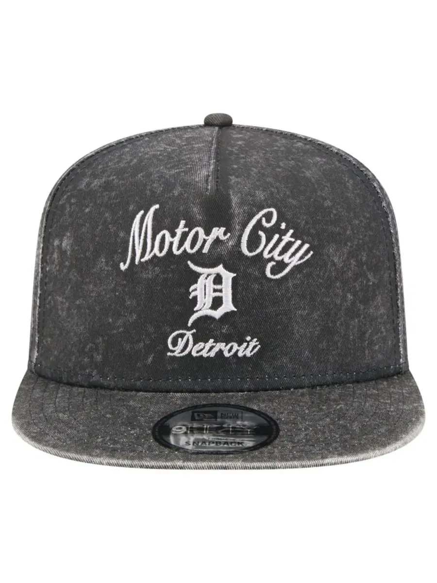 Кепка-снапбек с высокой тульей Detroit Tigers City Slogan New Era — изображение 2 из 7, черный