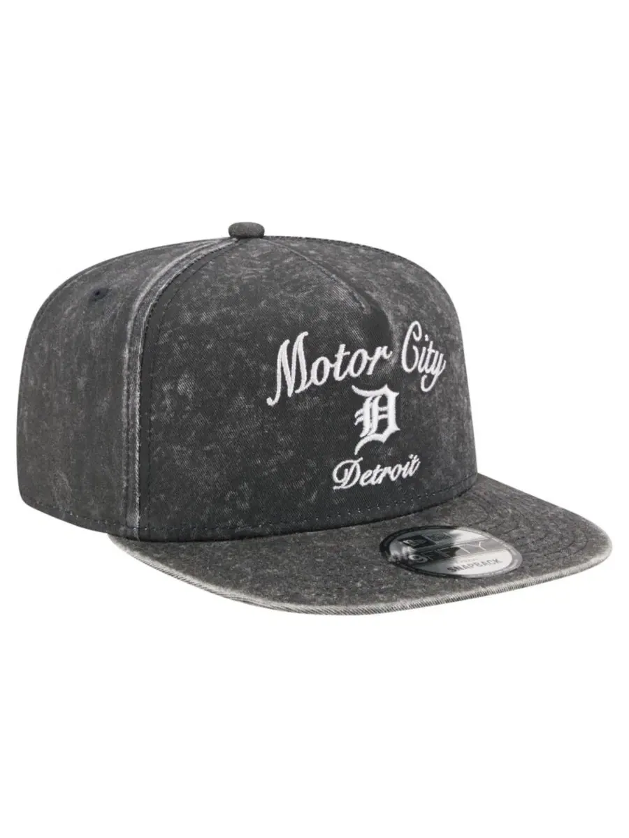 Кепка-снапбек с высокой тульей Detroit Tigers City Slogan New Era — изображение 3 из 7, черный
