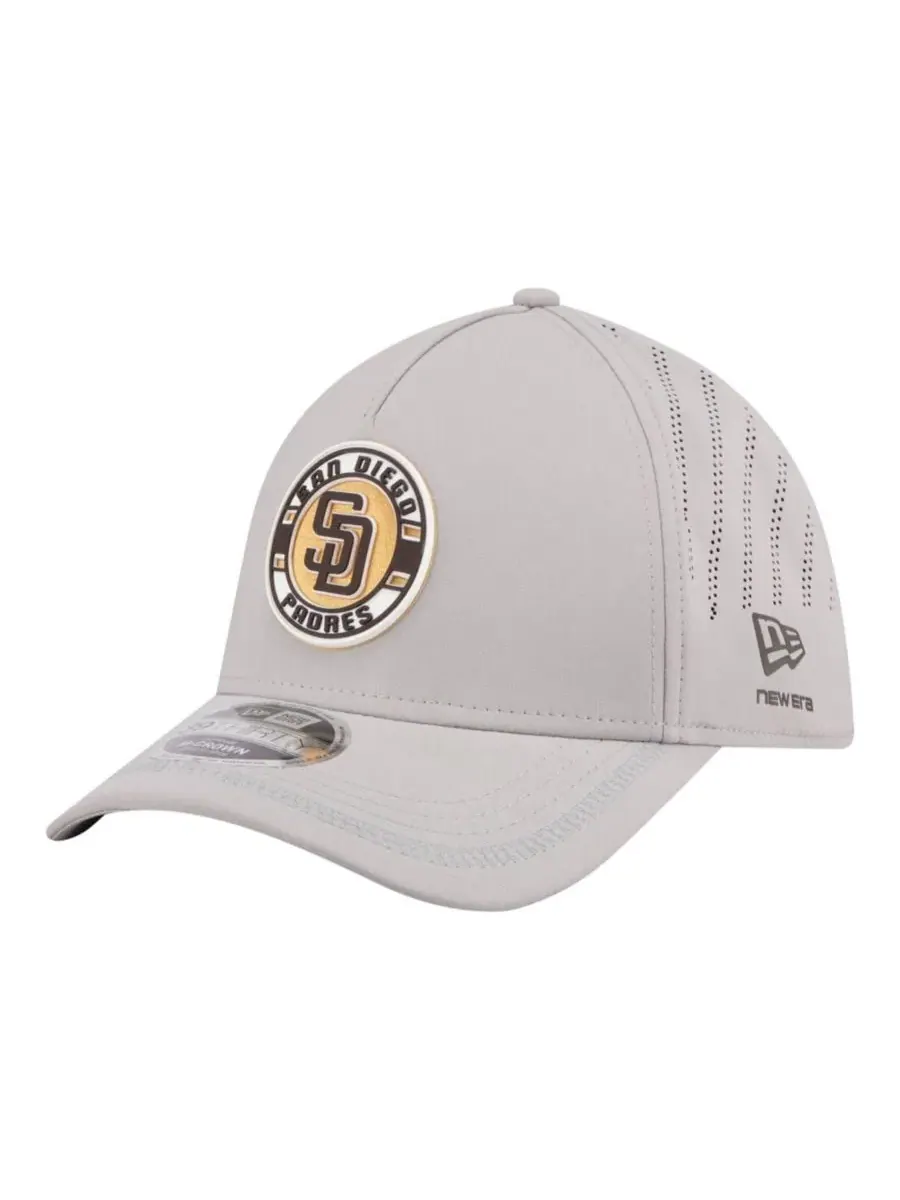 Кепка New Era San Diego Padres Patch 39THIRTY A-Frame M-Crown Perforated Flex Hat