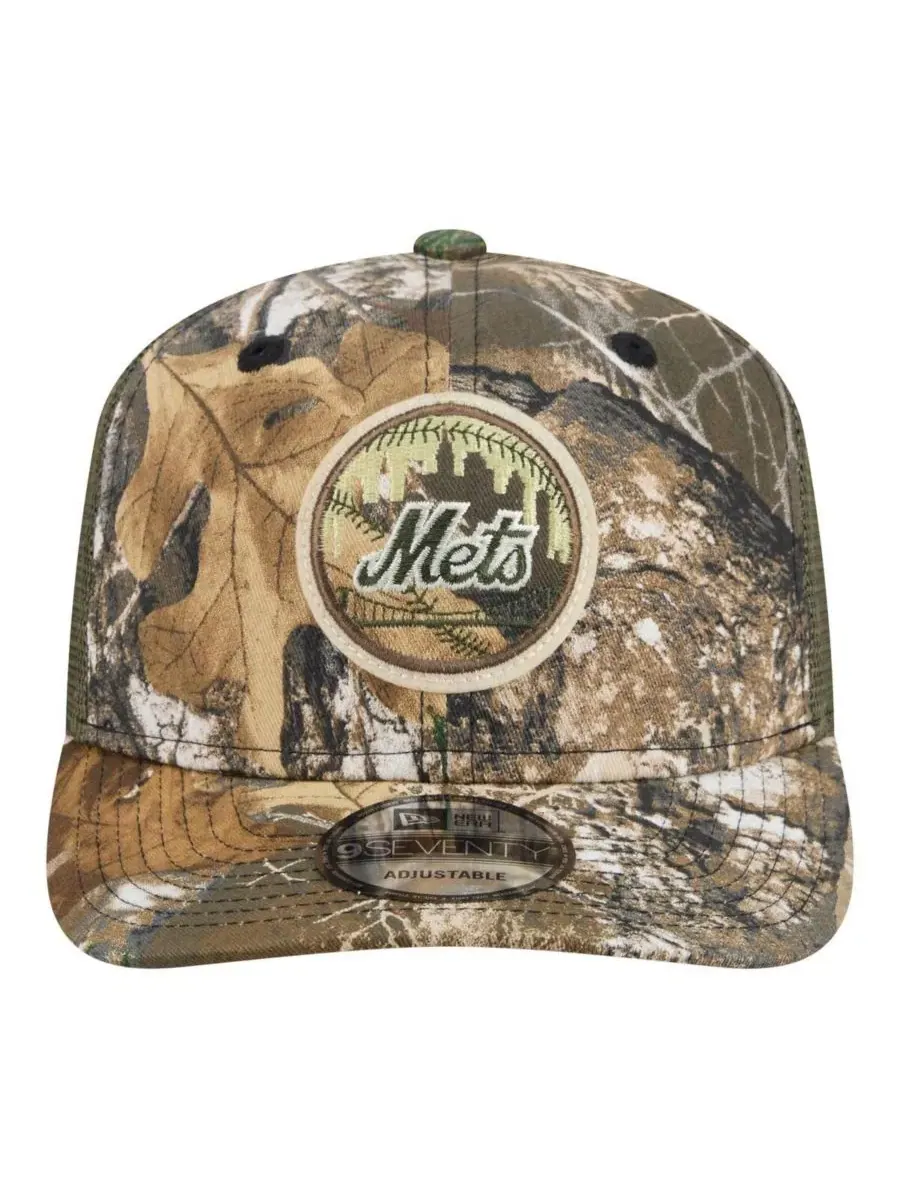 Кепка Realtree 9SEVENTY с вышивкой New York Mets New Era — изображение 4 из 4, камуфляж