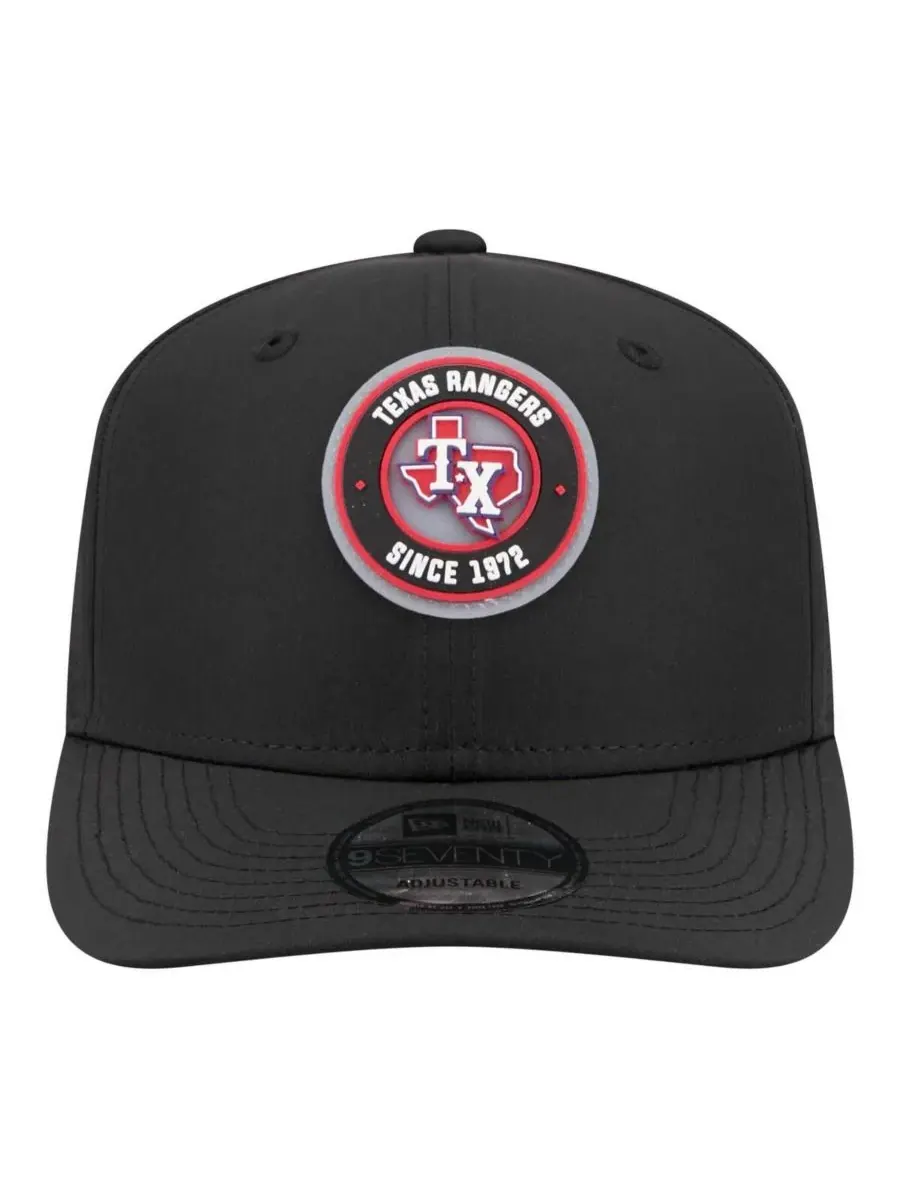 Кепка New Era с вышитым логотипом, Texas Rangers Circle 9SEVENTY — изображение 2 из 4, черный