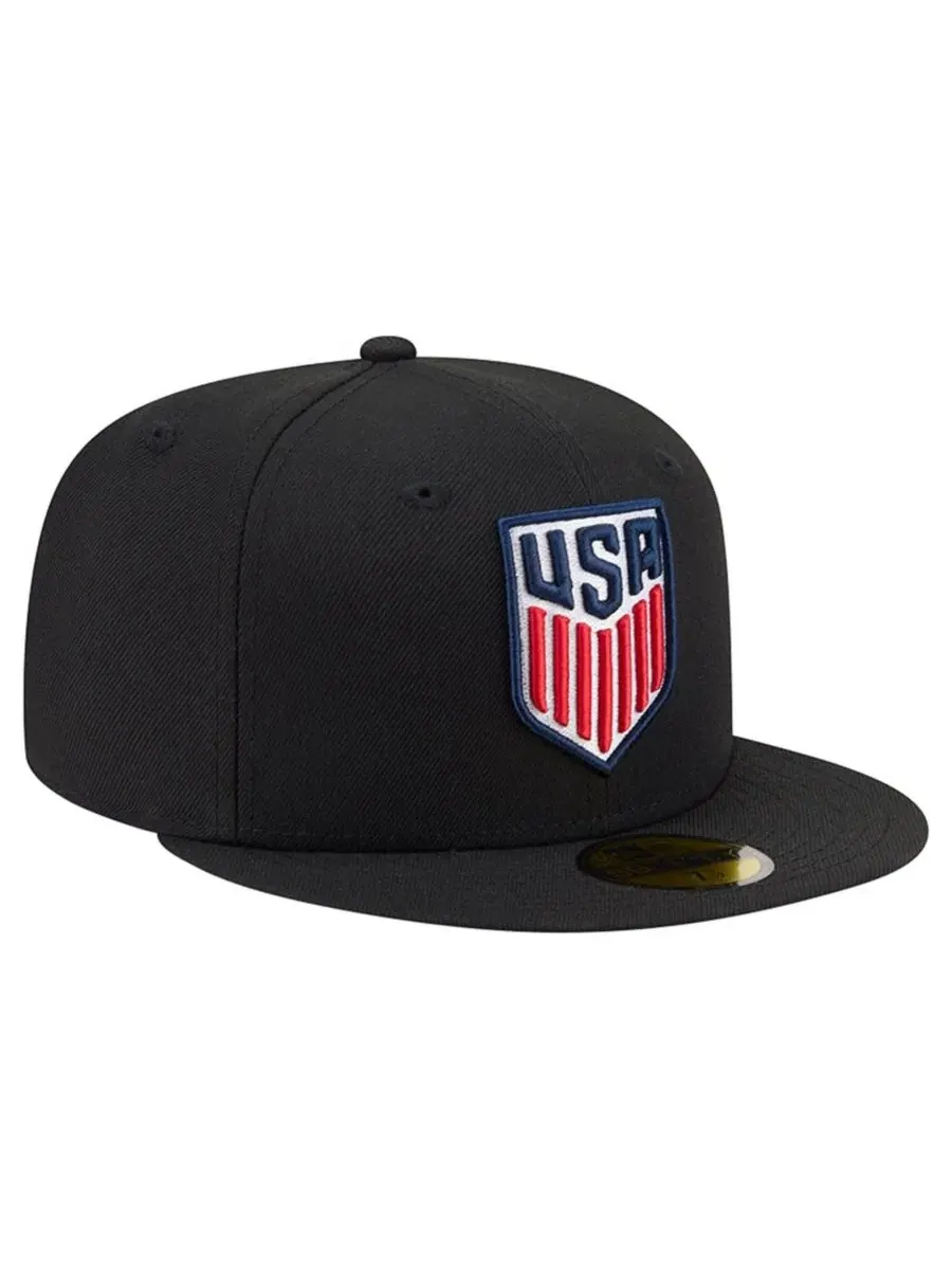 Кепка New Era 59FIFTY с вышитым логотипом — изображение 2 из 5, черный
