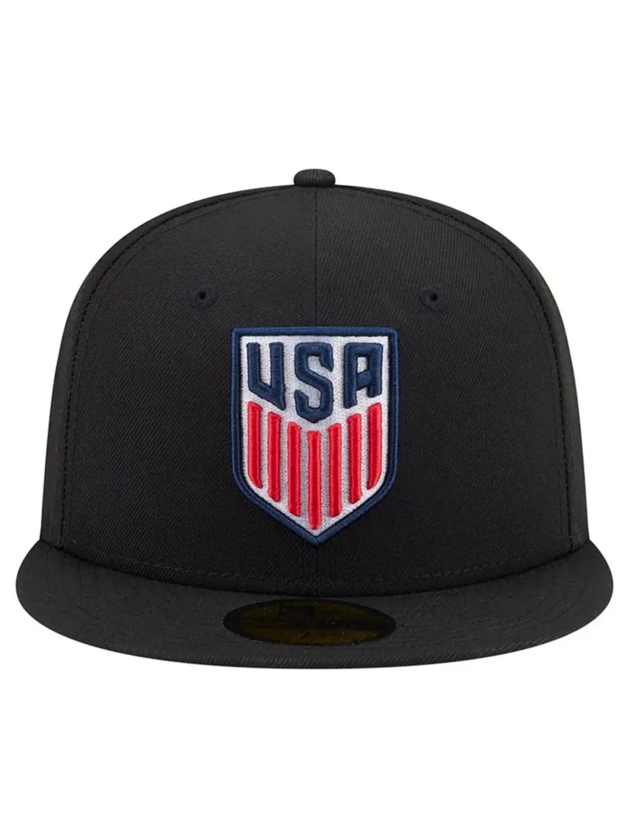Кепка New Era 59FIFTY с вышитым логотипом — изображение 3 из 5, черный