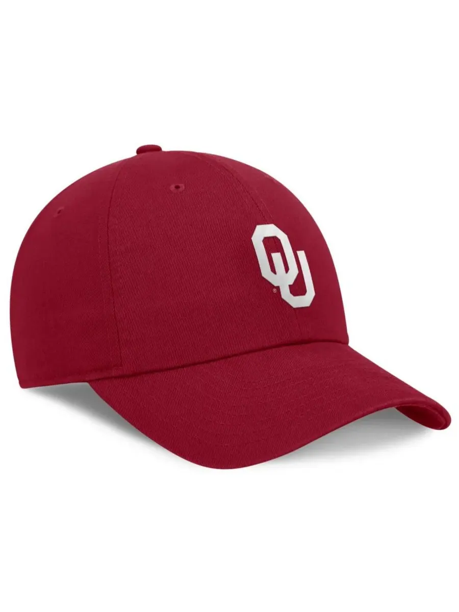 Кепка с вышитым логотипом команды, Oklahoma Sooners Club Jordan — изображение 3 из 4, красный