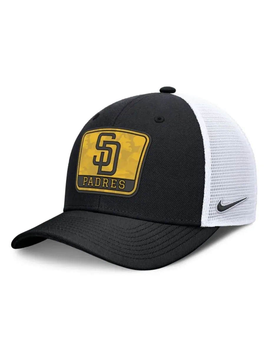 Кепка-тракер с принтом Camo Rise, San Diego Padres Nike