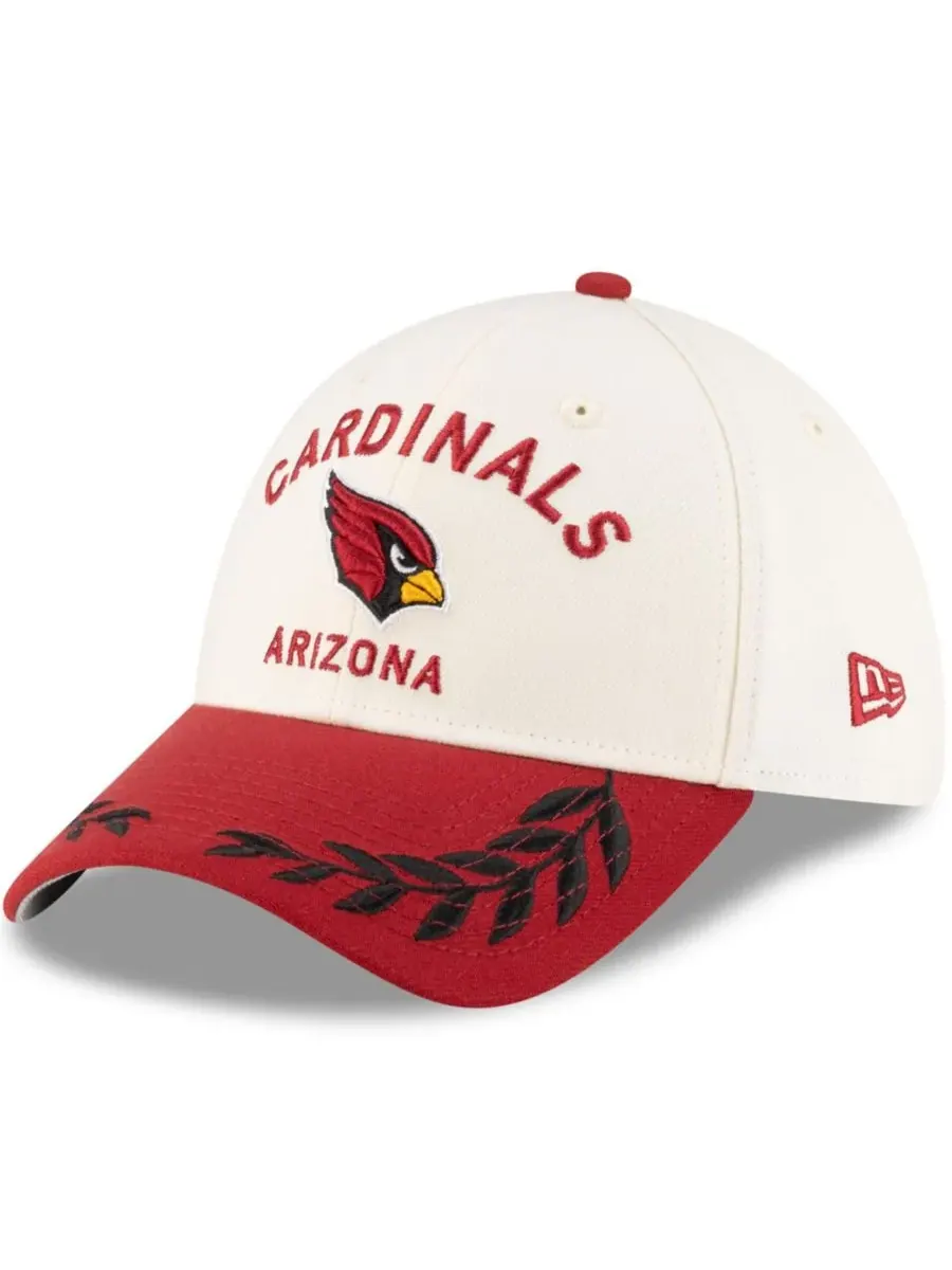 New Era Мужская кепка 39THIRTY Flex кремового/синего цвета с символикой команды Arizona Cardinals
