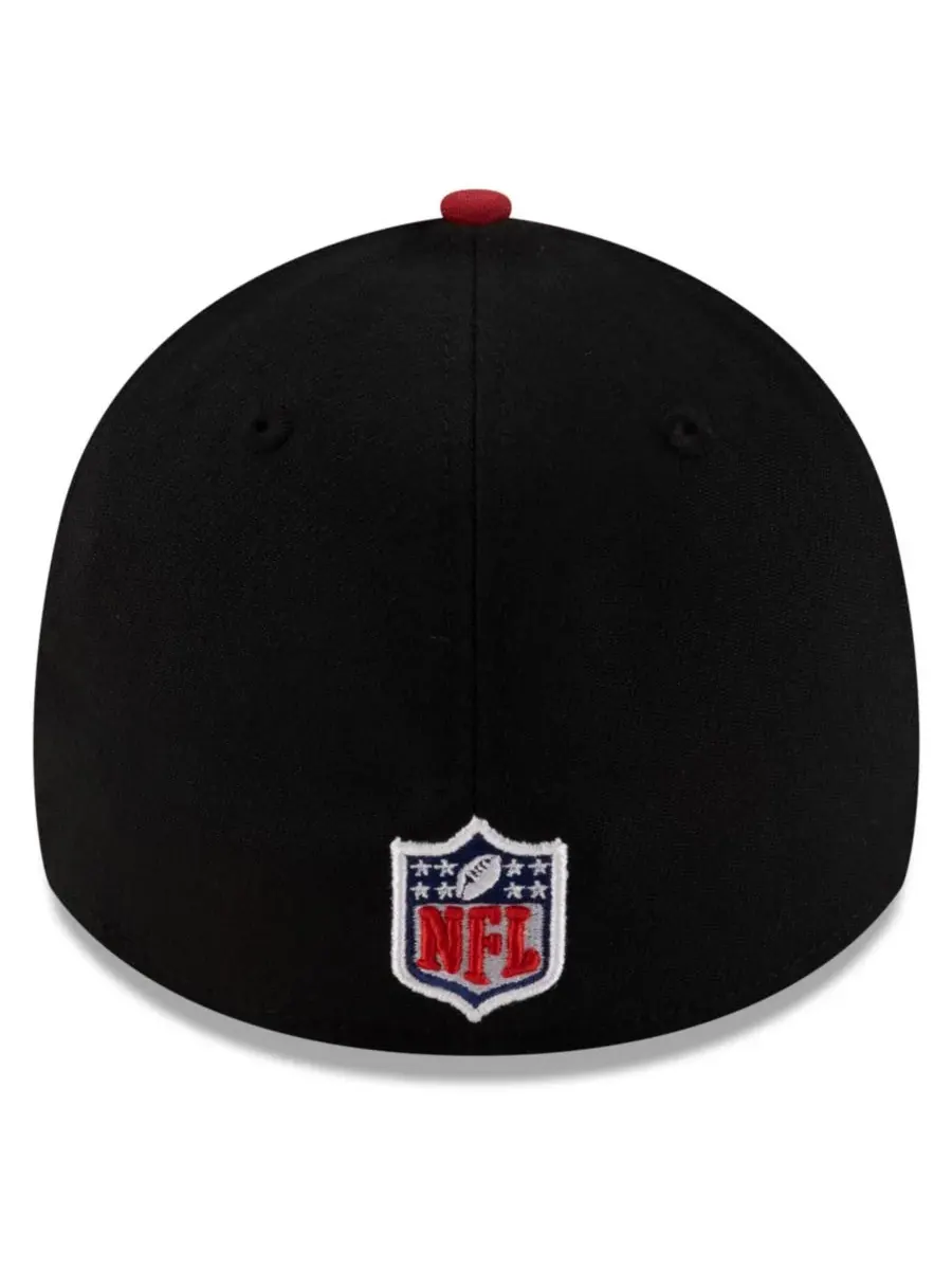 Мужская кепка 39THIRTY Flex Hat, черная/кардиналс, с символикой Arizona Cardinals, драфт НФЛ 2025 — изображение 3 из 5