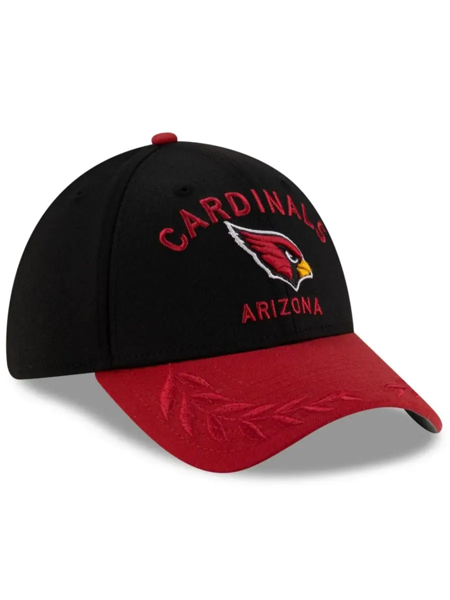 Мужская кепка 39THIRTY Flex Hat, черная/кардиналс, с символикой Arizona Cardinals, драфт НФЛ 2025 — изображение 5 из 5