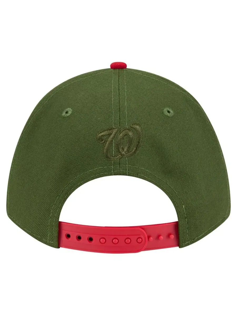 New Era Мужская темно-зеленая бейсболка Washington Nationals City Feature 9FORTY A-Frame с — изображение 4 из 4