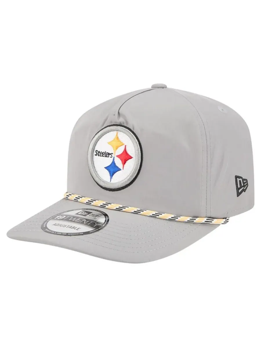 New Era Мужская серая кепка Pittsburgh Steelers Rope 19TWENTY