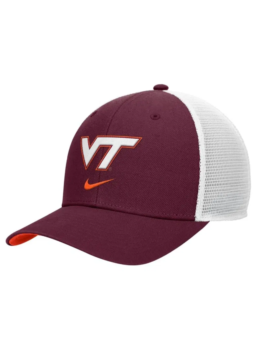 Бейсболка Nike Rise Trucker Dri-FIT с вышивкой Virginia Tech Hokies