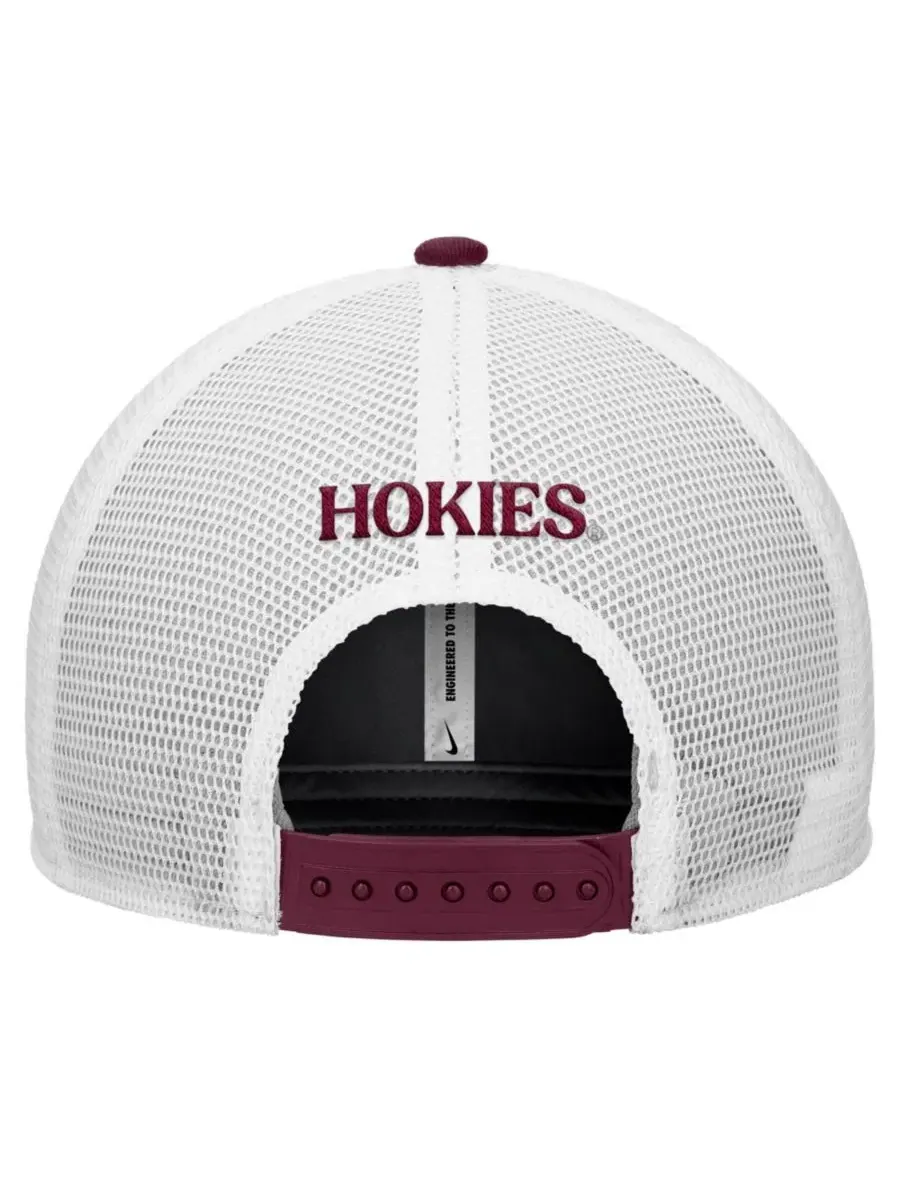 Бейсболка Nike Rise Trucker Dri-FIT с вышивкой Virginia Tech Hokies — изображение 3 из 3, коричневый