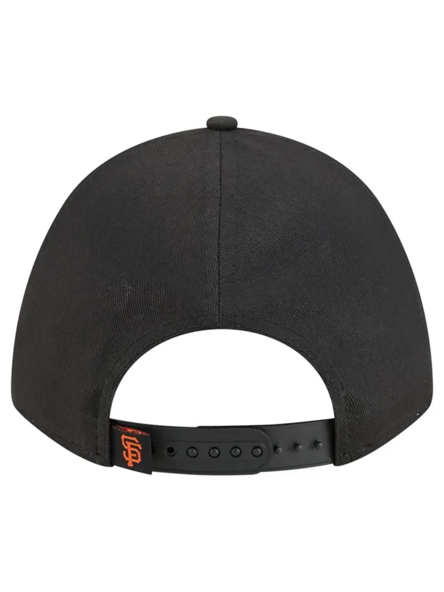 Бейсболка New Era San Francisco Giants Metallic A-Frame 9FORTY — изображение 5 из 5, черный