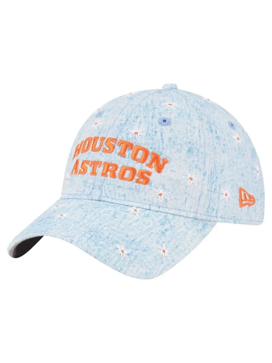 Кепка New Era Houston Astros Daisy All Over 9TWENTY — изображение 3 из 7, светлый синий