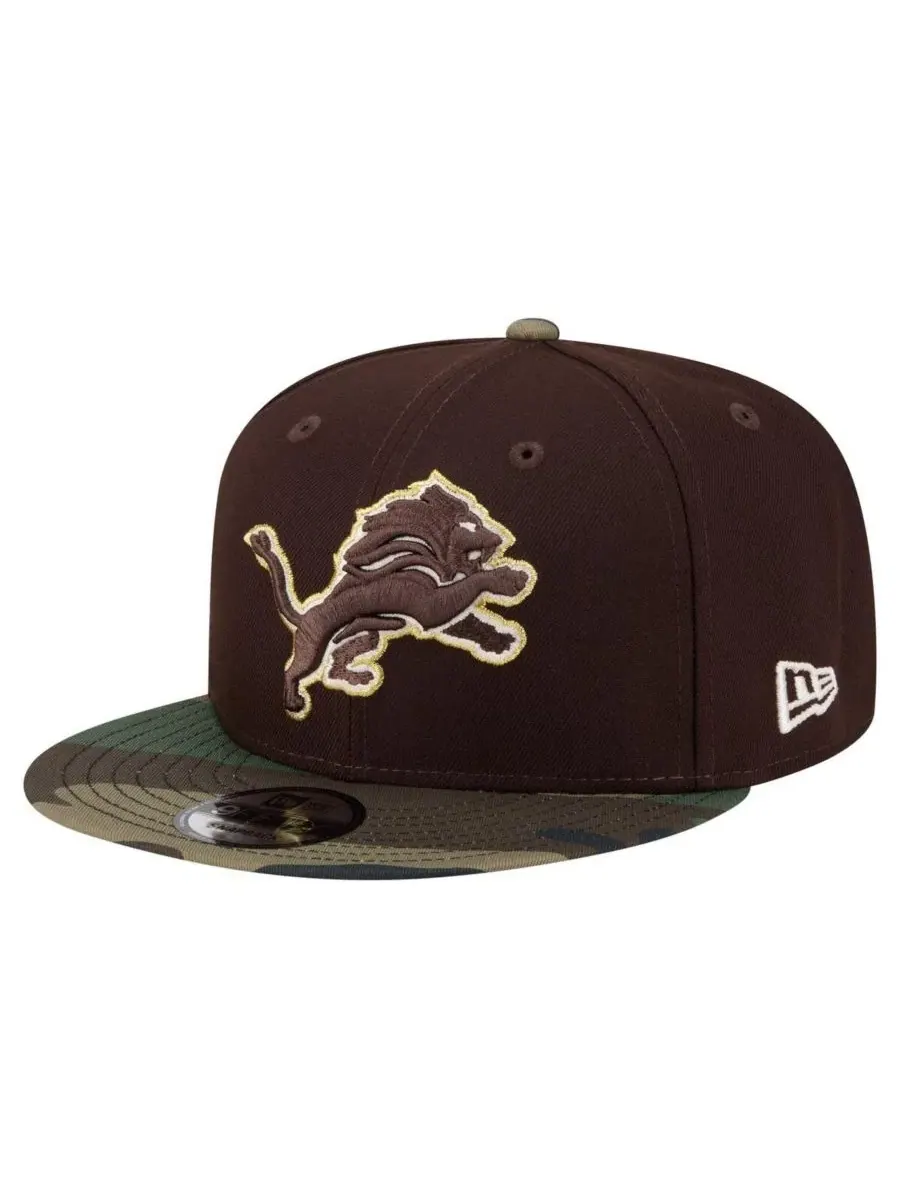 Кепка-снэпбек с принтом Burnt Wood Camo New Era