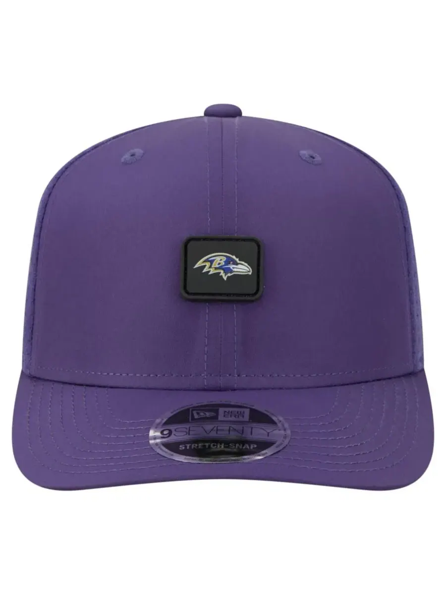 Кепка New Era 9SEVENTY с вышитым логотипом Baltimore Ravens — изображение 2 из 5, фиолетовый