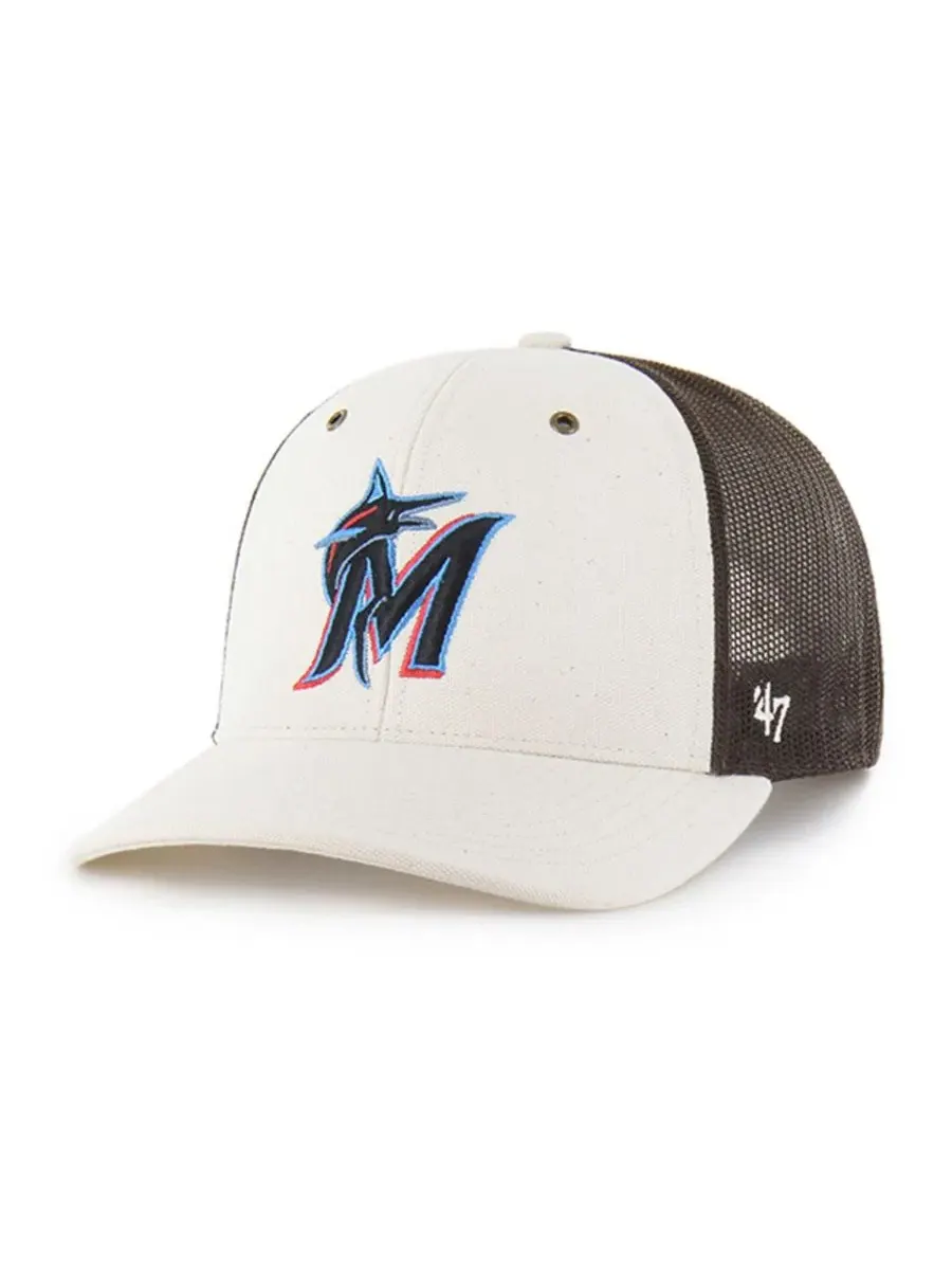 Кепка-тракер с вышивкой Miami Marlins, Carhartt x '47