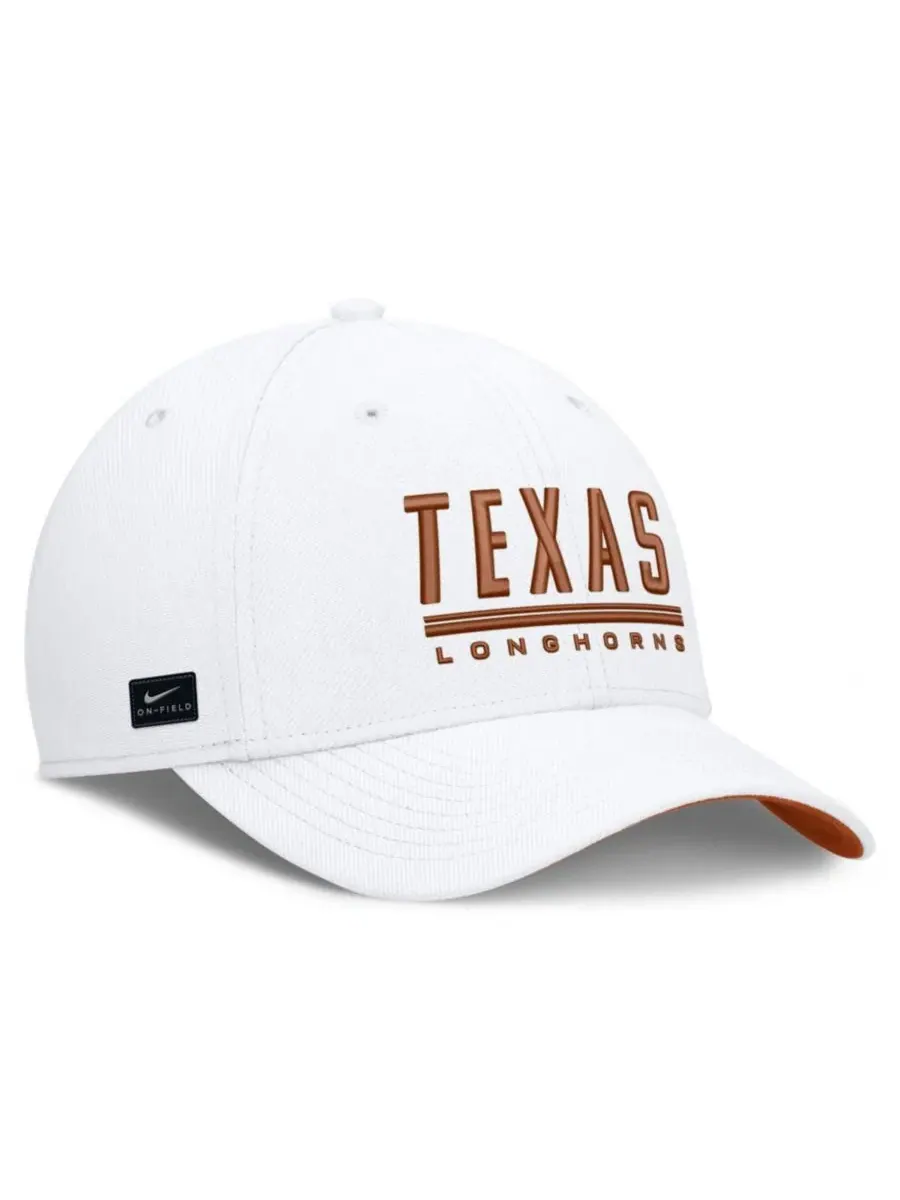 Кепка Nike с вышитым логотипом Texas Longhorns — изображение 3 из 4, белый