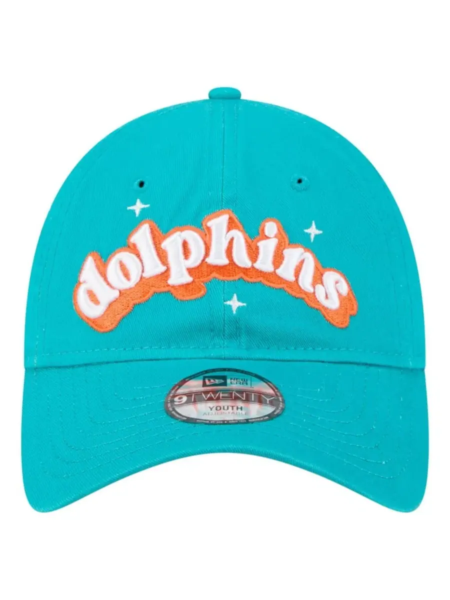 Кепка New Era с вышитым логотипом Miami Dolphins — изображение 2 из 5, голубой