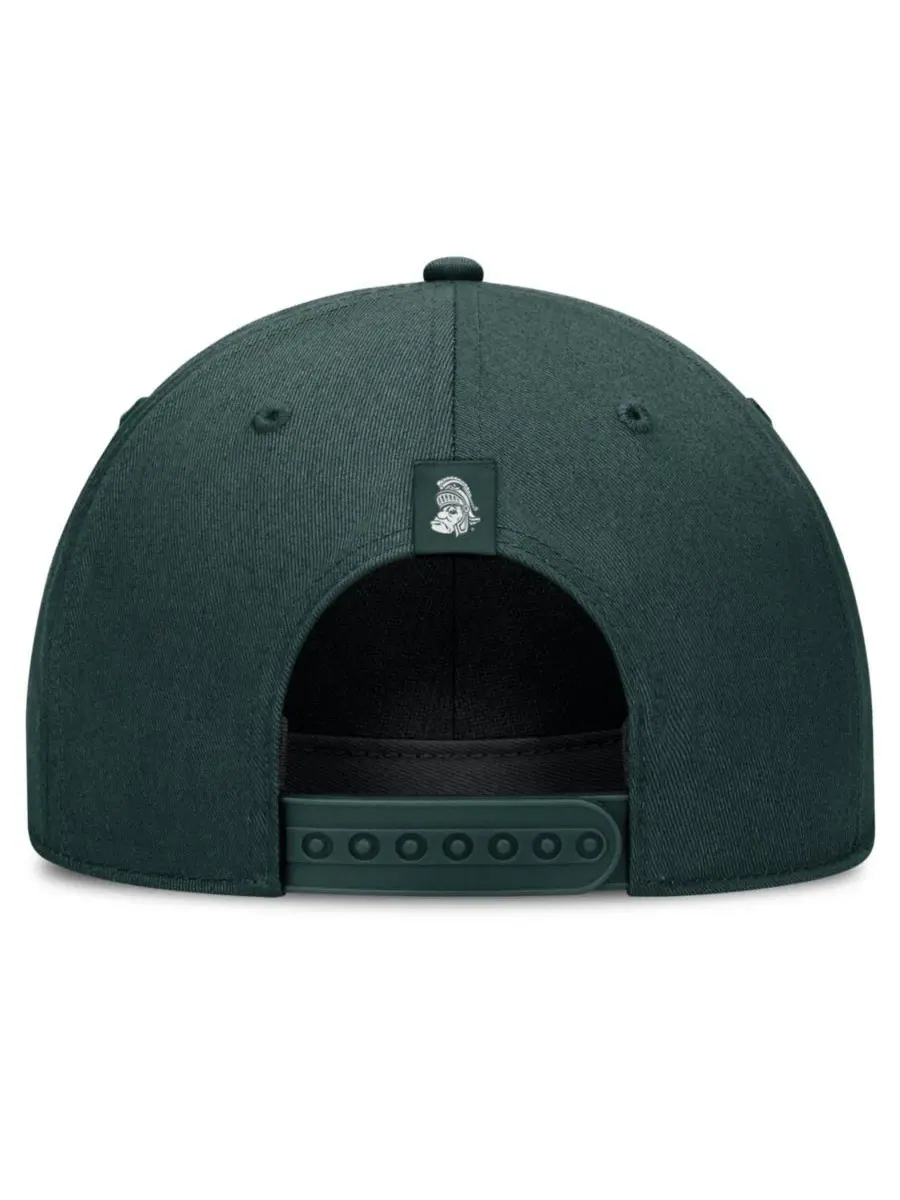 Кепка Nike Rise с вышивкой Michigan State Spartans — изображение 4 из 4, зеленый